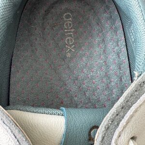 Aetrex Gray Blue Greenish and White Sneakers
